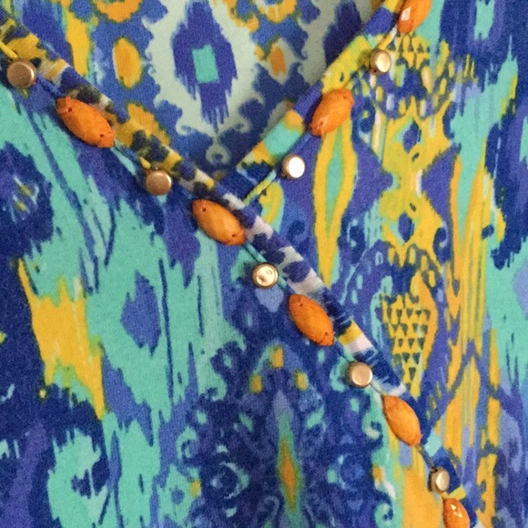 💎BEAUTIFUL Turquoise Blouse 💎 - Picture 2 of 2